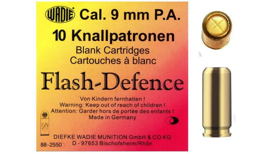 Image of 9mm PA Flash Defence riasztó töltény