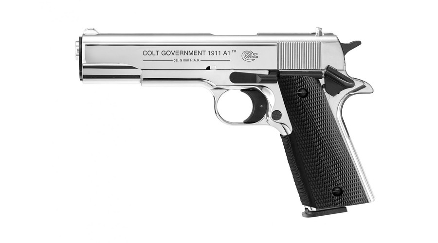 Image of Colt Government 1911A1 Polirozott króm 9mm PAK gázpisztoly