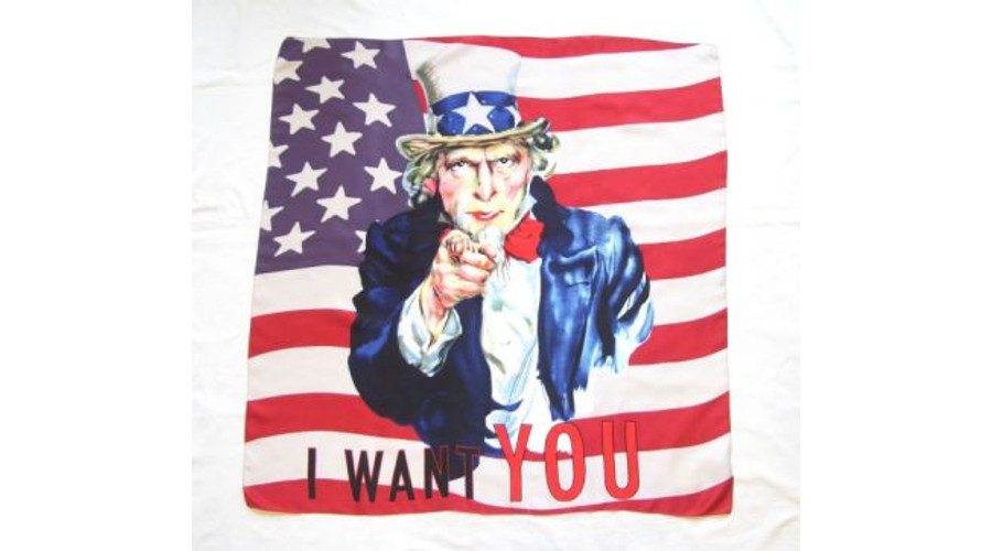 Image of Selyem kendő, Uncle Sam