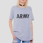 Kép 2/3 - Army, női póló - szürke színben