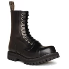 Kép 1/2 - Steel Boots bakancs, 10 lyukú, fekete színben