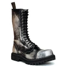 Kép 1/2 - Steel Boots bakancs, 15 lyukú, fehér színben