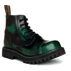 Kép 1/2 - Steel Boots bakancs, 6 lyukú, zöld színben