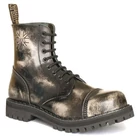 Kép 1/2 - Steel Boots bakancs, 8 lyukú, fehér színben
