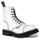 Kép 1/2 - Steel Boots bakancs, 8 lyukú, tiszta fehér színben