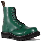Kép 1/2 - Steel Boots bakancs, 8 lyukú, tiszta zöld színben