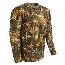 Póló, hosszú ujjú, sárga hardwood színben