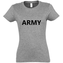 Army, női póló - szürke színben
