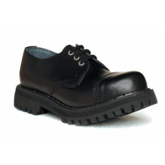 Steel Boots bakancs, 3 lyukú, fekete színben, 43-as méret