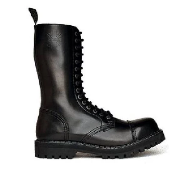 Steel Boots bakancs, 15 lyukú, fekete színben, 40-es méret