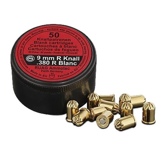Ruag 9mm R Knall Nitro riasztó töltény