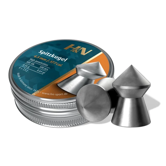 H&amp;N Spitzkugel 4,50mm/0,56g léglövedék