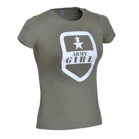 Army girl póló_zöld