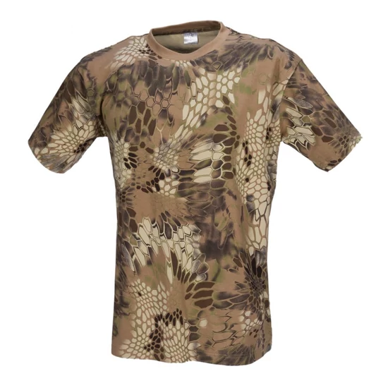 M-Tramp mandra camo póló, barna