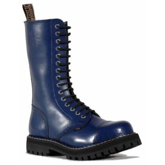 Steel Boots bakancs, 15 lyukú, tiszta kék színben