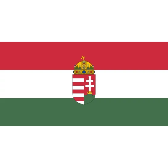 Magyar címeres zászló