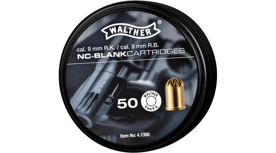 Walther 9mm R Knall riasztó töltény