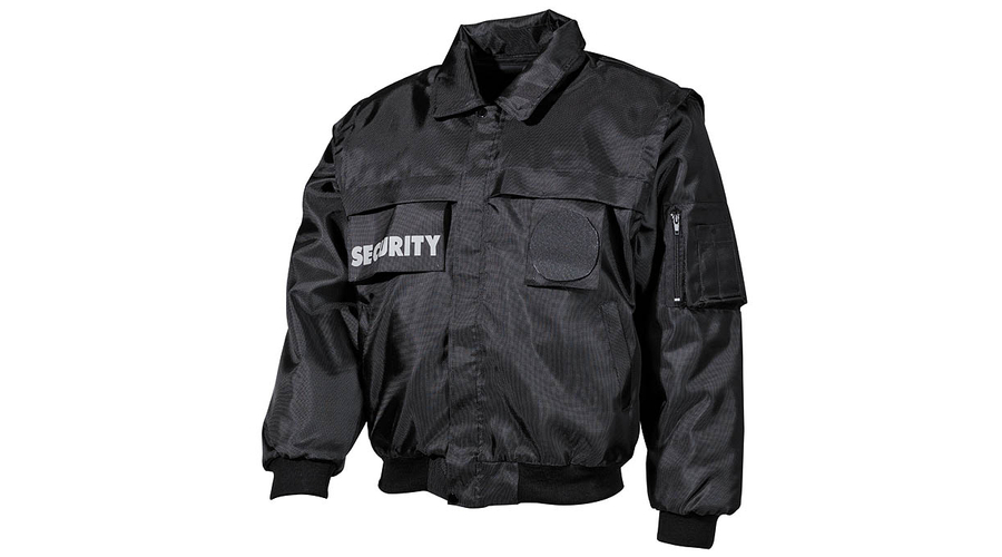 Security dzseki, fekete, XXL-es méret
