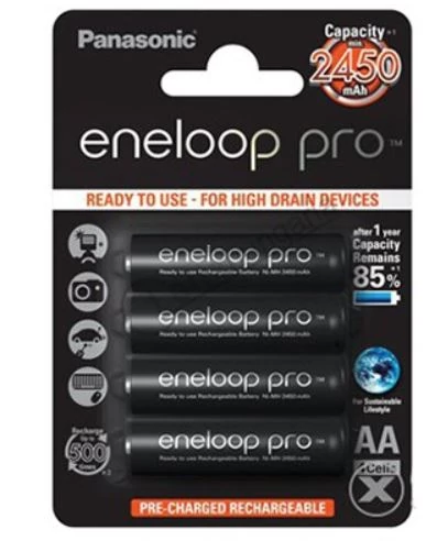 Panasonic eneloop pro akkumulátor 2450mAh 4db / bliszter