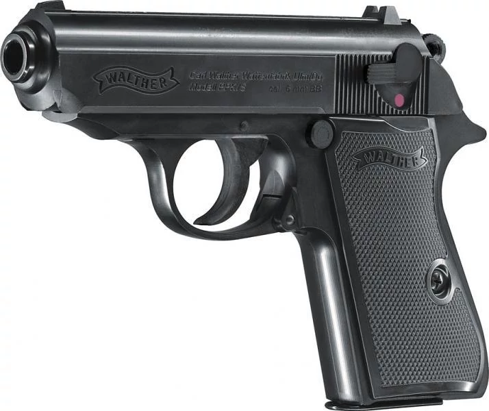 Walther PPK/S fém szánnal , rugós airsoft pisztoly