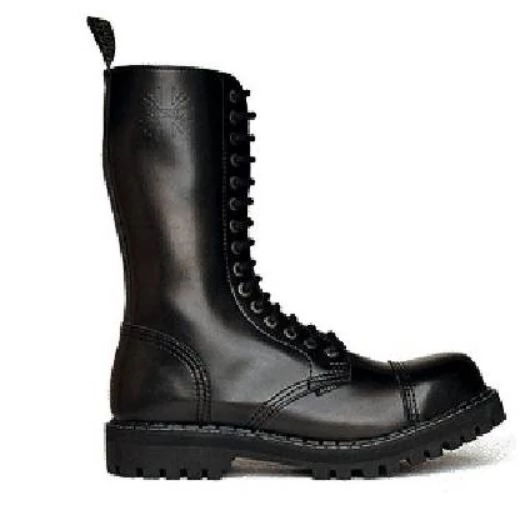 Steel Boots bakancs, 15 lyukú, fekete színben, 40-es méret