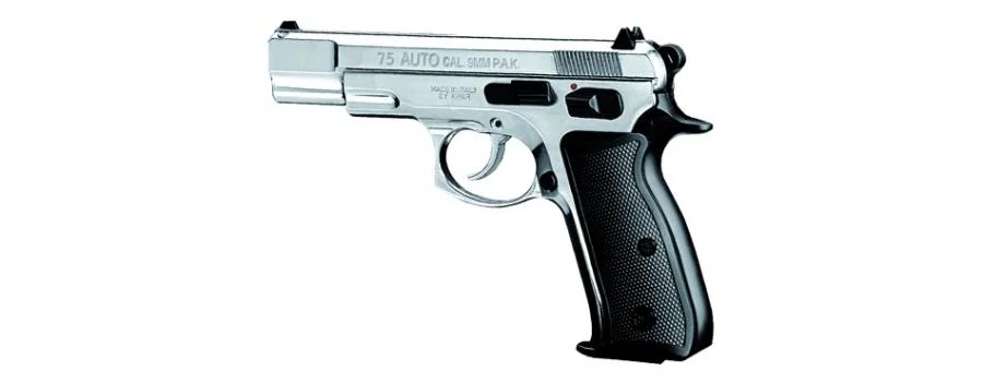 Kimar 75 Pistol 9PA 4.5', króm gáz-riasztó pisztoly