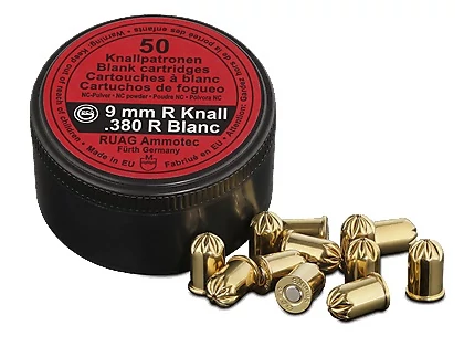 Ruag 9mm R Knall Nitro riasztó töltény