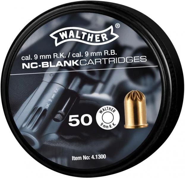 Walther 9mm R Knall riasztó töltény