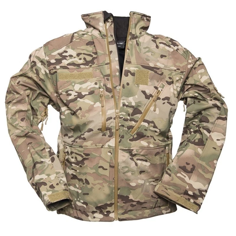 Mil-Tec SCU softshell dzseki - multitarn terep színben