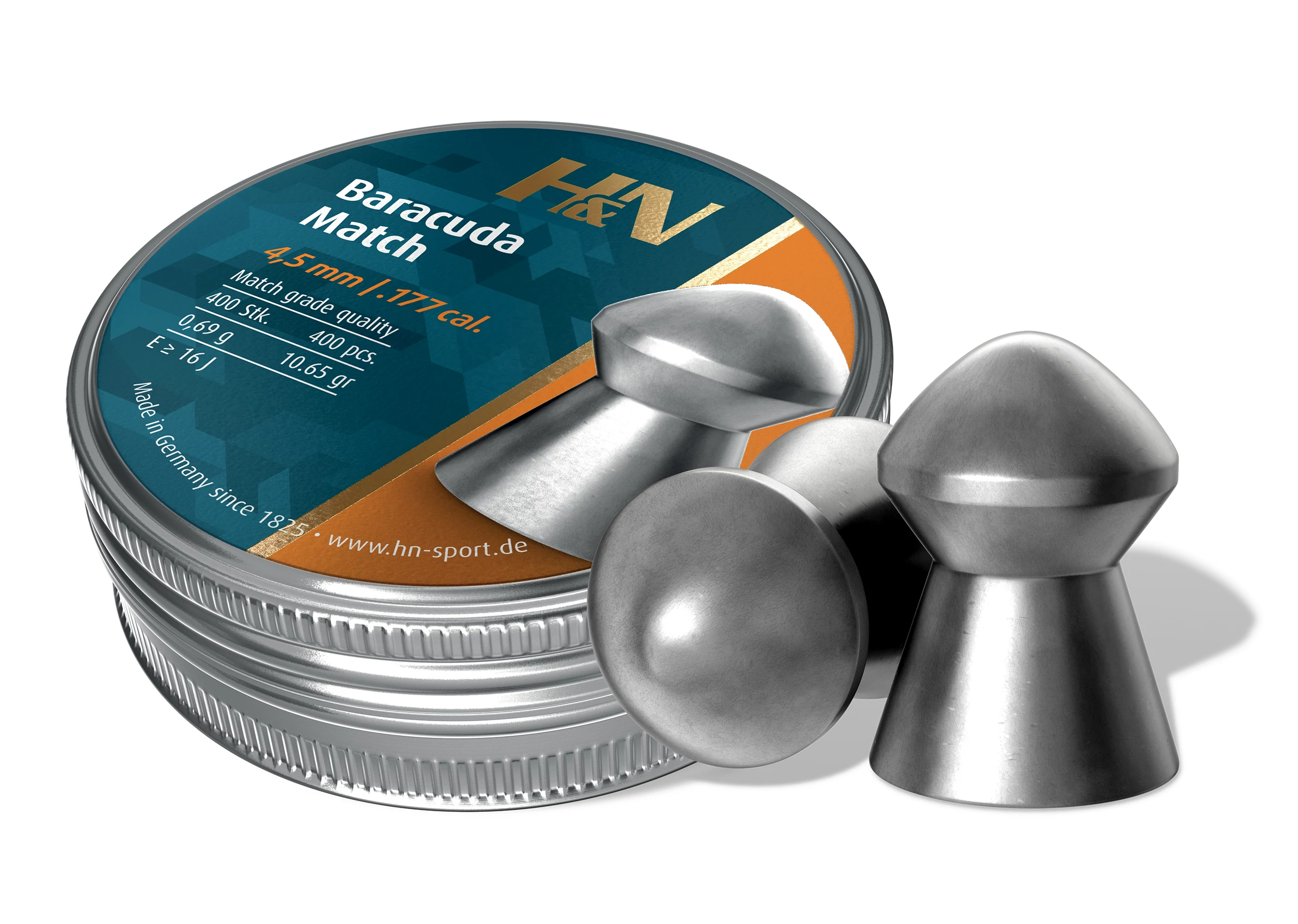 H&N Baracuda Match 4,52mm/0,69g léglövedék