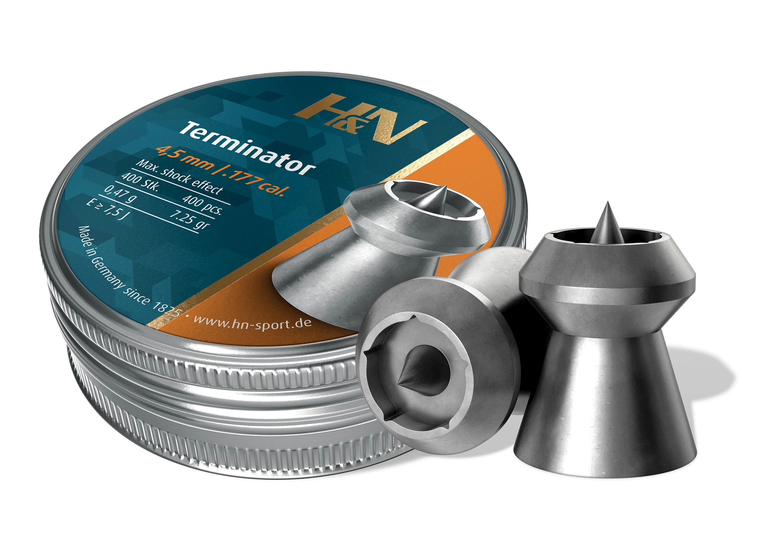 H&N Terminator 4,50mm-es légpuska lövedék