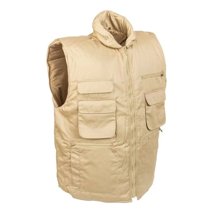 Ranger mellény, bélelt beige színben