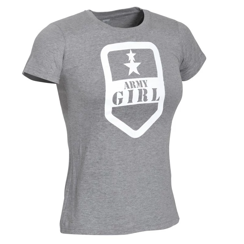Army girl póló - szürke színben