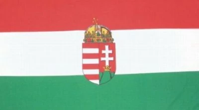 Magyar címeres zászló, nagy